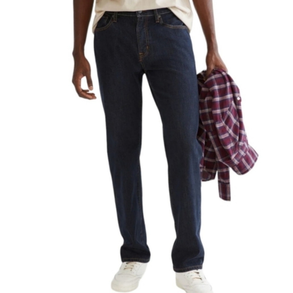 Aeropostale Slim Straight Jeans Dark Wash Size 33 × 30